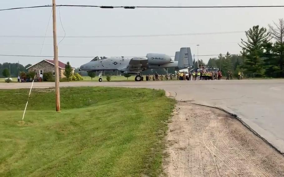 A 10s hit the highway in first of its kind Michigan Guard training